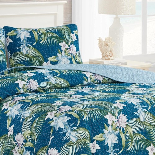 Southern Breeze King Quilt Set - Lightweight Reversible Bedding for All Seasons - Picture 7 of 9