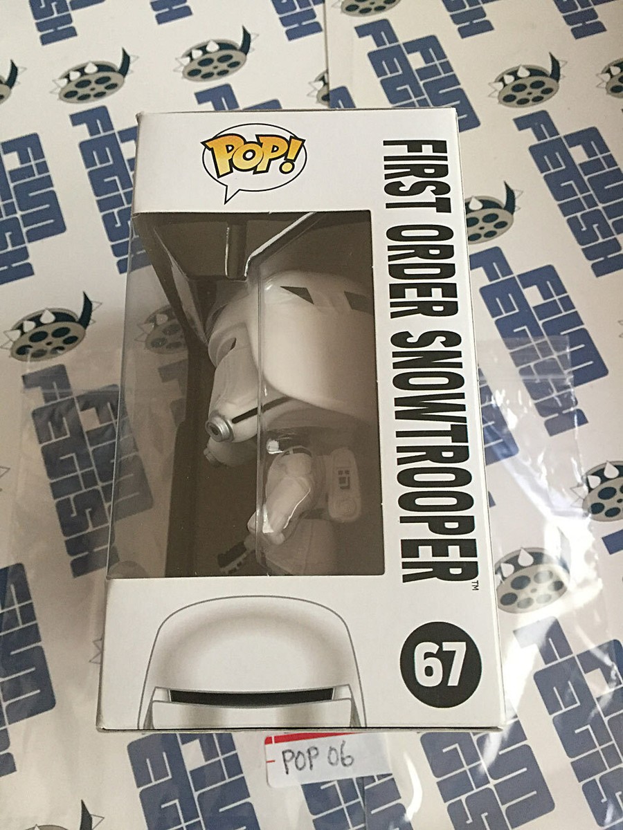Funko POP! Star Wars: First Order Snowtrooper (Episode 8) – Sammelfigur Ca. 9 Cm, In Fensterbox