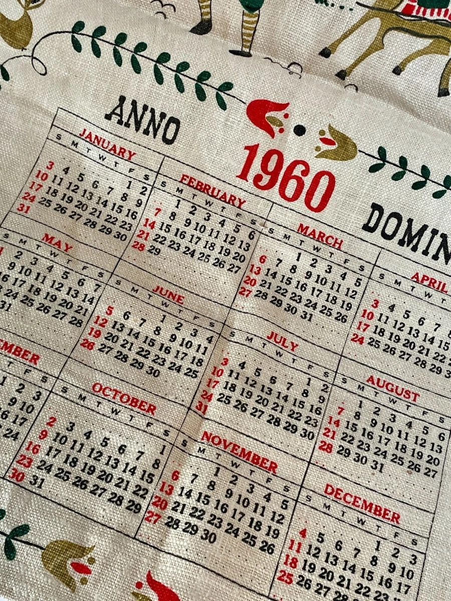 Stevens linen online calendar towels 2021