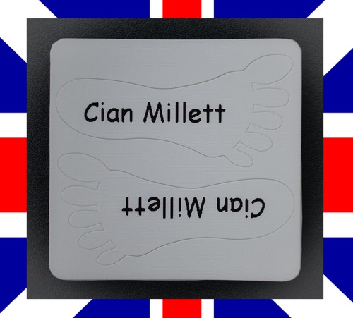 Personalised Feet Shoe Name Labels 5 pairs Footwear School uniform Name Tags - Picture 1 of 4