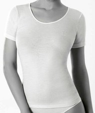 3 MBV Women's Short Sleeve Wool Silk Jerseys with Satin Profiles art 91403