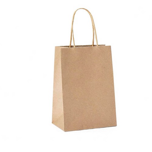 Bulk 50 Kraft Paper Gift Bags with Handles Shopping Craft Brown Bag Shopping Bag - Picture 18 of 19