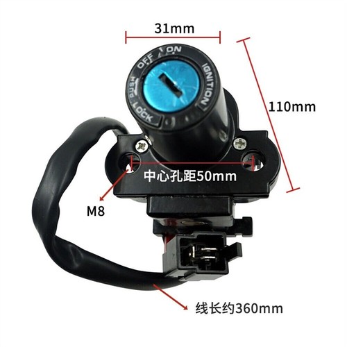 Ignition Switch Fuel Gas Cap Seat Lock Key Set Fit For 2015-2022 Honda CBR300R - Picture 7 of 13