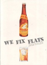 We Fix Flats White Rock Water ad 1937