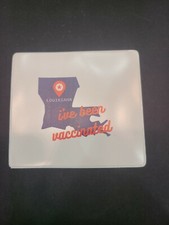 Card Holder 4.25" x4.75 Vac card Protector Louisiana Logo