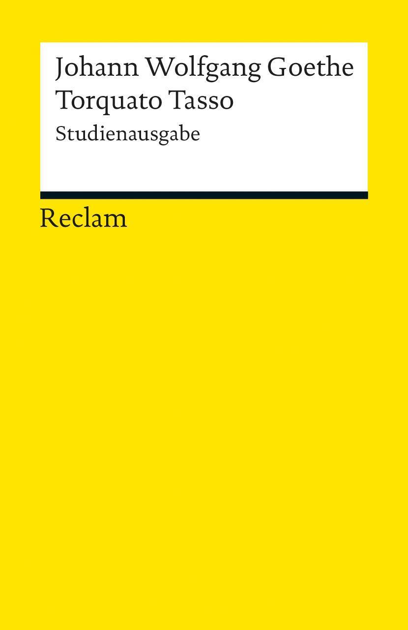 Thumbnail - Torquato Tasso | Johann Wolfgang Goethe | Studienausgabe | Taschenbuch