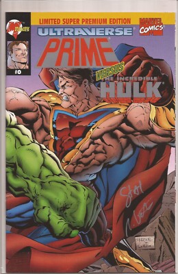 PRIME VS. THE INCREDIBLE HULK #0 -SIGNED BY STATEMA & GATES W/ DF COA - ONE-SHOT