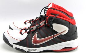 Nike Flex Air Team Trust Iii Black Red White Basketball Shoes Men 12 Ebay