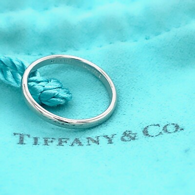 Tiffany & Co Classic 2 MM Wedding Band Ring Platinum | eBay