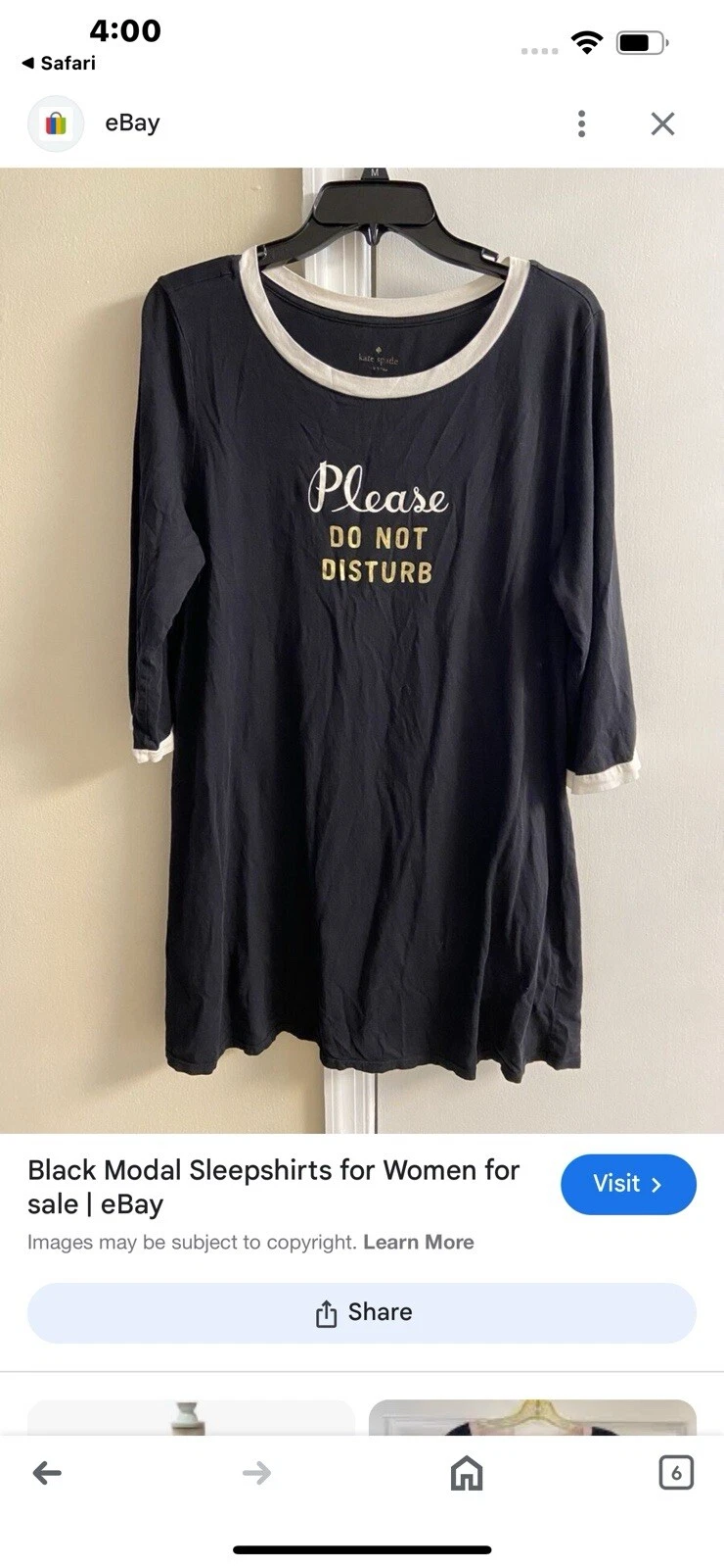 Camicia da notte Kate Spade grande