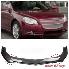 For Chevrolet Malibu Carbon Style Front Bumper Lip Spoiler Splitter Body Kits US