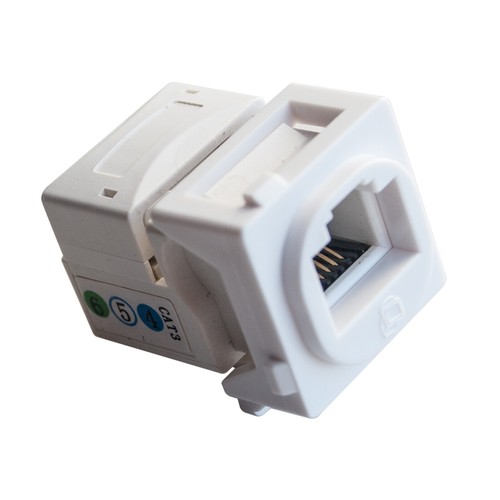 2Port RJ-11 RJ-12 Telephone Socket Cat3 Phone Insert with Wall Plate - Picture 11 of 13