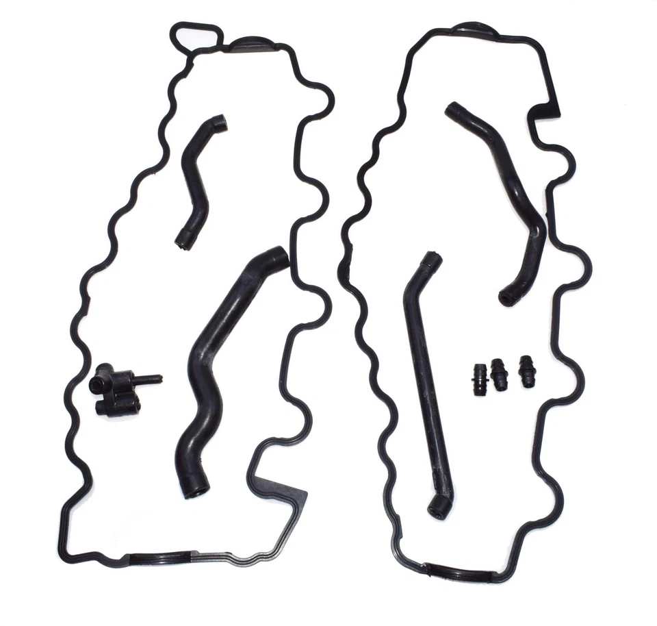Nuevo kit de junta de cubierta de válvula y manguera de respirador para Mercedes V8 C240 C280 S430 CLK320 Foto 3 de 4