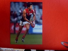 COLIN GARLAND HAND SIGNED 8X6"  FOOTBALL  PHOTO MELBOURNE DEMONS 