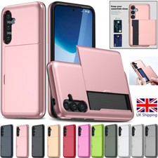 For Samsung S25 S24 S23 S22 S21 S20 FE Ultra Plus Case Wallet Card Holder Cover