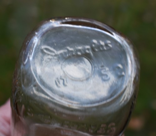 BILTMORE DAIRY FARMS Half Pint Milk Bottle Embossed w Pink Tint Vintage Duraglas - Picture 9 of 15
