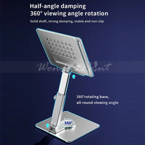 360° Rotation Tablet PC Stand Telescopic Desktop Holder & Base Home/Office Use - Picture 7 of 17