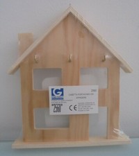 CASETTA PORTA CHIAVI IN LEGNO PER DECOUPAGE