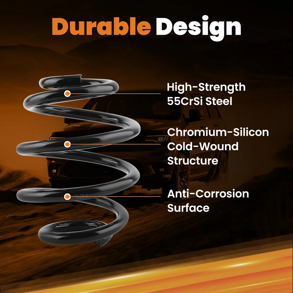 Muelles helicoidales traseros de 5 pulgadas para camioneta Chevy C10 GMC C15/C1500 1960-1972 Foto 3 de 4