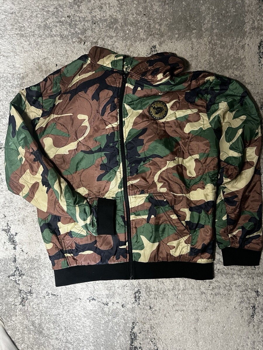 XL) Savage Tacticians Woobie Zip-Up Hoodie (M81/Woodland) Tactical