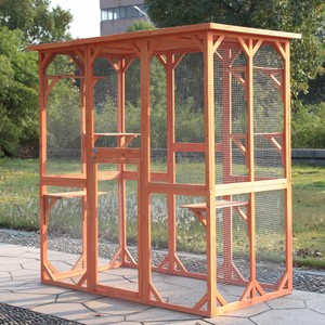 wooden art catio