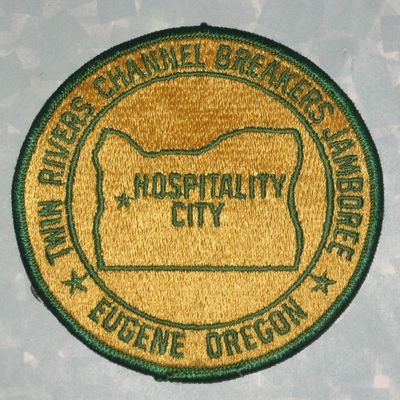 Twin Rivers Channel Breakers Jamboree Patch - Eugene, Oregon - 3 7/8'' x 3 7/8''