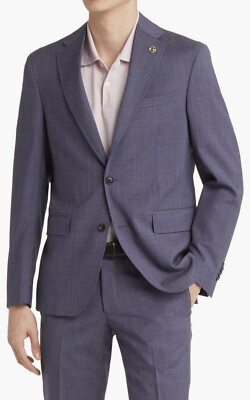 Ted Baker London Roger Extra Slim Men's Purple Wool Suit