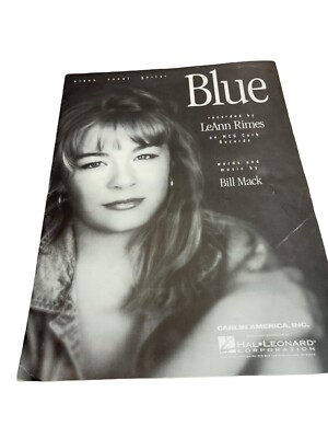 LeAnn Rimes sheet music BLUE (1996) 5 pages (VG+ shape)