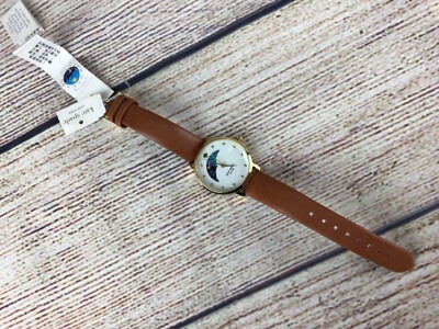 KATE SPADE NEW YORK METRO LUGGAGE LEATHER STRAP MOONPHASE 