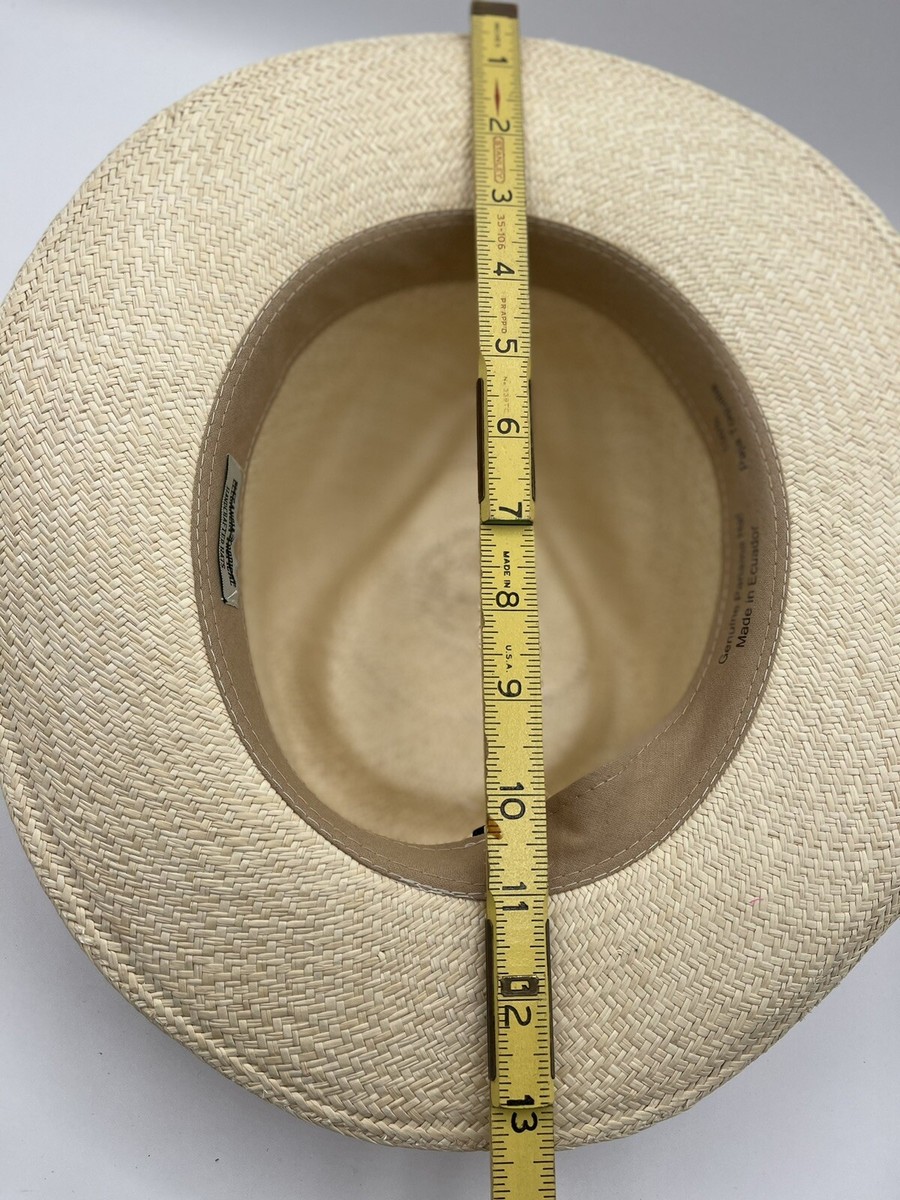 Anthropologie Elegancia Panama Hat Tropical Preppy Boho  display picture 3