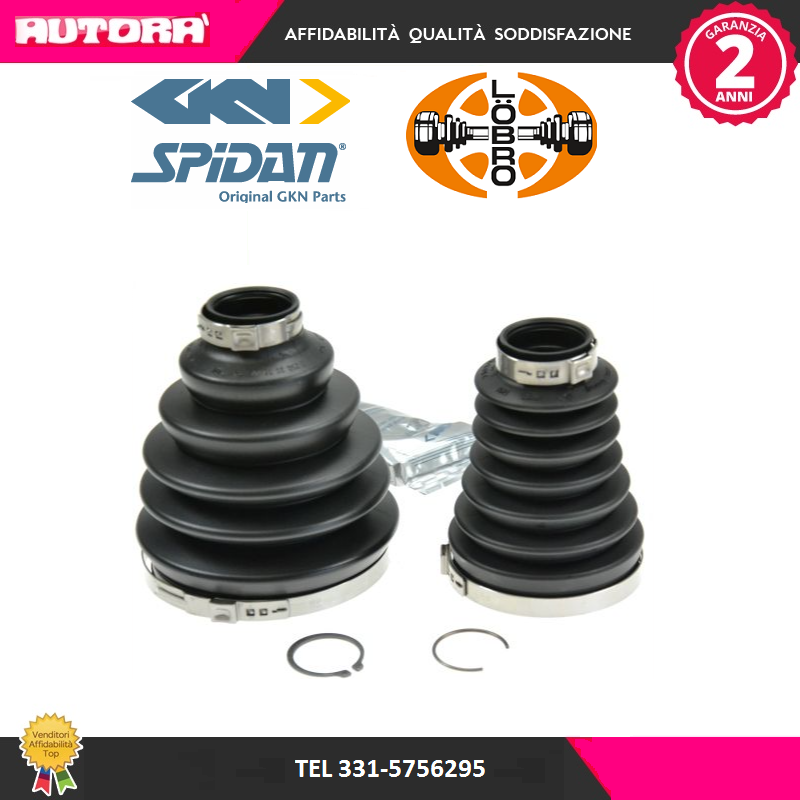 Kit cuffia Semiasse posteriore lato differenziale (MARCA-LOBRO)..