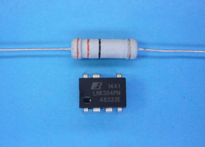 LNK304PN + Widerstand 33 Ohm 3W, Whirlpool, AEG, Bauknecht