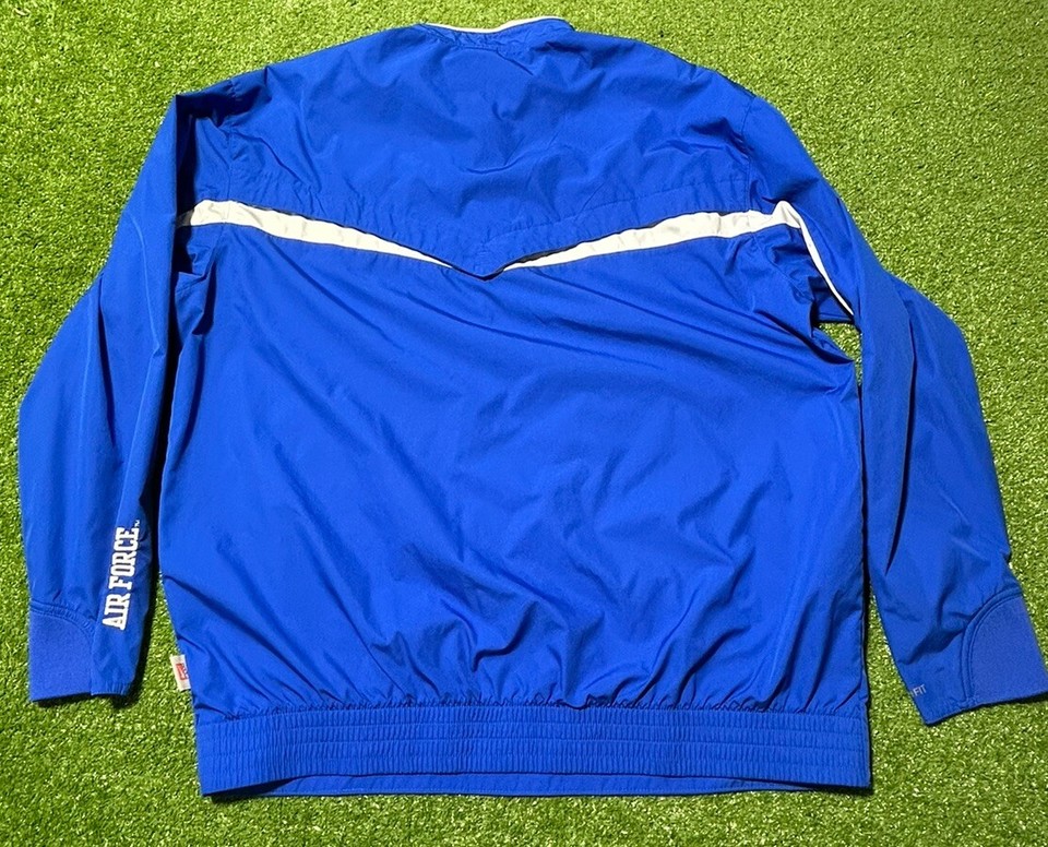 Air Force Falcons Mens 1/4 Zip Jacket Nike Team Large Blue Long Sleeve Vented eBay