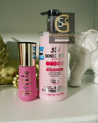 Skin Doctor paris egyptian glow body milk ultra radiance Whitening Plus 1 SERUM