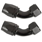 2PCS 20AN 60 Degree Swivel Hose End Fitting Adaptor Fit Oil/Fuel/ Gas Hose Line