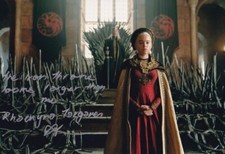 MILLY ALCOCK signed Autogramm 20x30cm HOUSE OF THE DRAGON in Person autograph