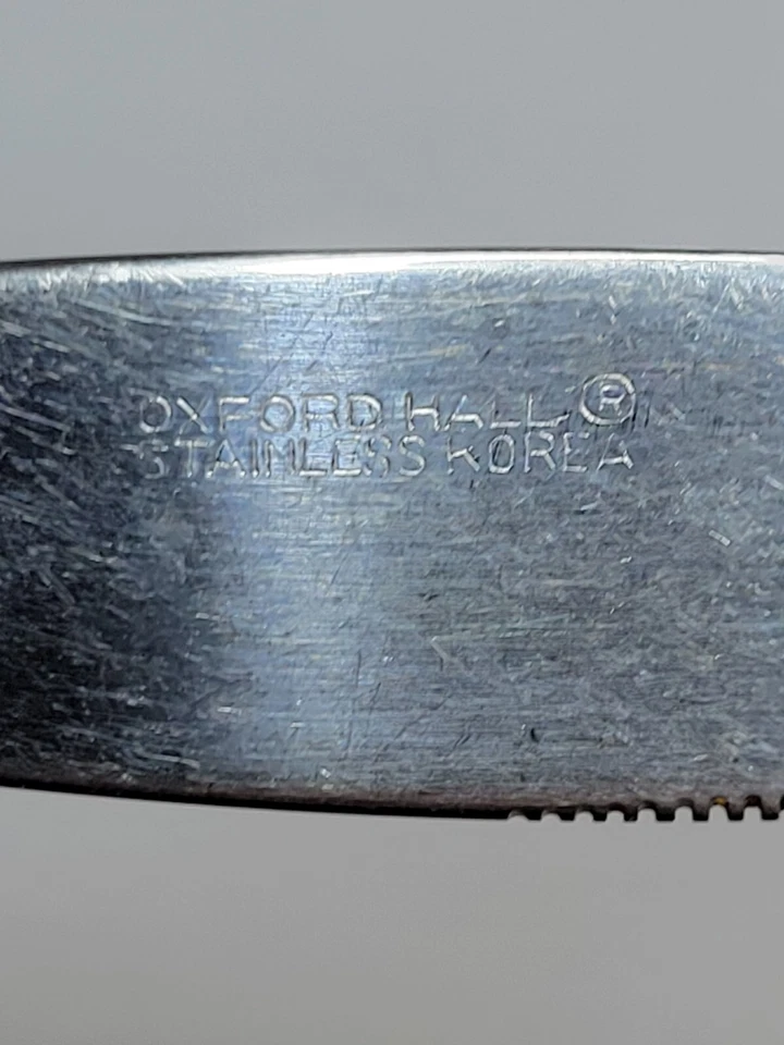 Juego de 5 cuchillos Oxford Hall de acero inoxidable para mantequilla Grenoble OXHGRE Foto 4 de 4