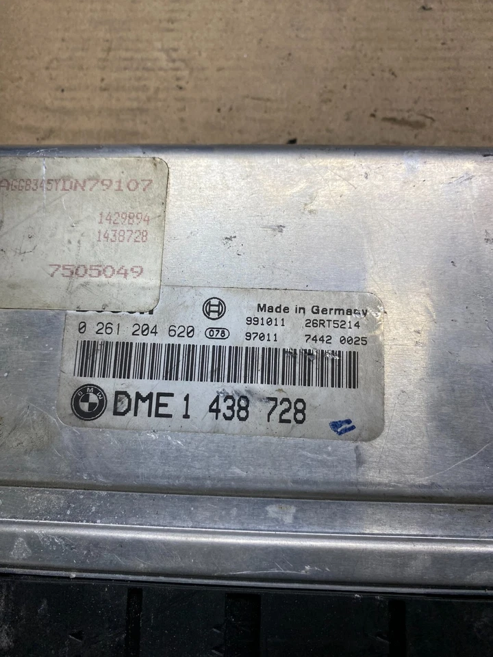 BMW 540i 740i 1999 2000 módulo informático de control del motor 7505049 n6833 DG Foto 4 de 4