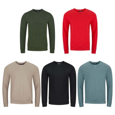 riverso Pullover Herren RIVPhillip Regular Fit Sweatshirt Rundhals Langarm