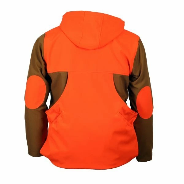 Gamehide Men's Upland Field Hunting Hoodie - Marsh Brown/Blaze Orange - Image 2 of 4