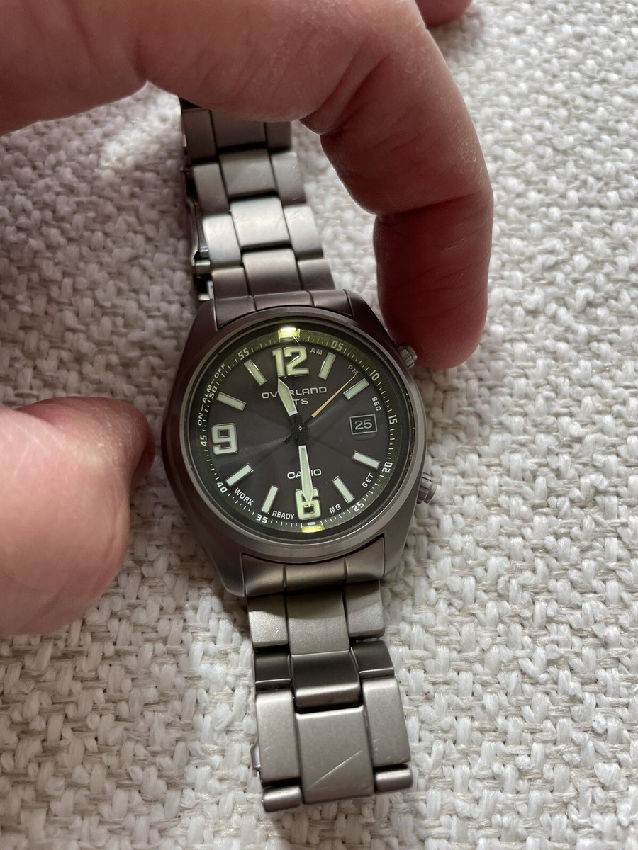 Casio Overland OVW-100TDJ Wave Ceptor Tough Solar Titanium