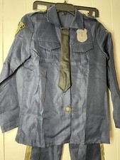 New Kid's Police Officer Cop Uniform Costume Size Large