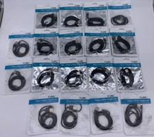 Lot of 18 TOPK 2 Types - Magnetic Charging Cable 3C Micro USB Cable