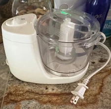 Electric 120V Mini Food Chopper 1.5 Cup Bowl Dishwasher Safe Small