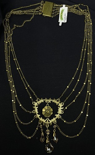 Collana Michal NEGRIN Cristalli Carini Fiori Made in Israel - Foto 7 di 9