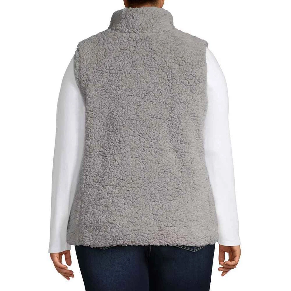 Colete Feminino de Lã Arizona - Cor: Rockefeller Cinza - Tamanho: 2X - MSRP $64 () - Imagem 2 de 3