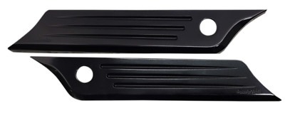 Accutronix - BLC014-SB-B - Speed Ball Saddlebag Latch Covers, Black