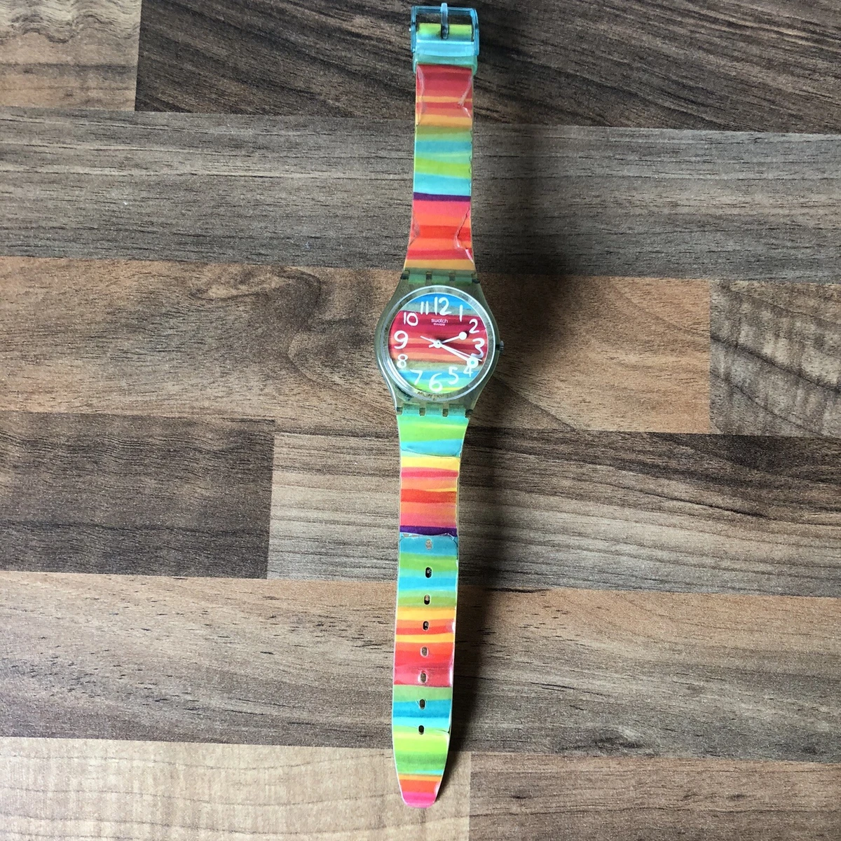 Colour the sky top swatch watch strap