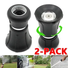 2-Pack Fire Hose Nozzle Water Sprayer Garden Adjustable High Pressure Washer Jet