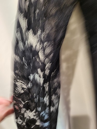 tuta donna nera manica lunga pizzo top slinky di boohoo taglia 18 nuova con etichetta - Foto 4 di 11